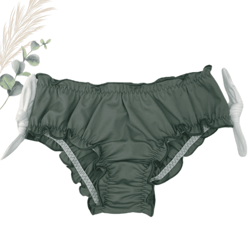 Children's swim briefs with bows