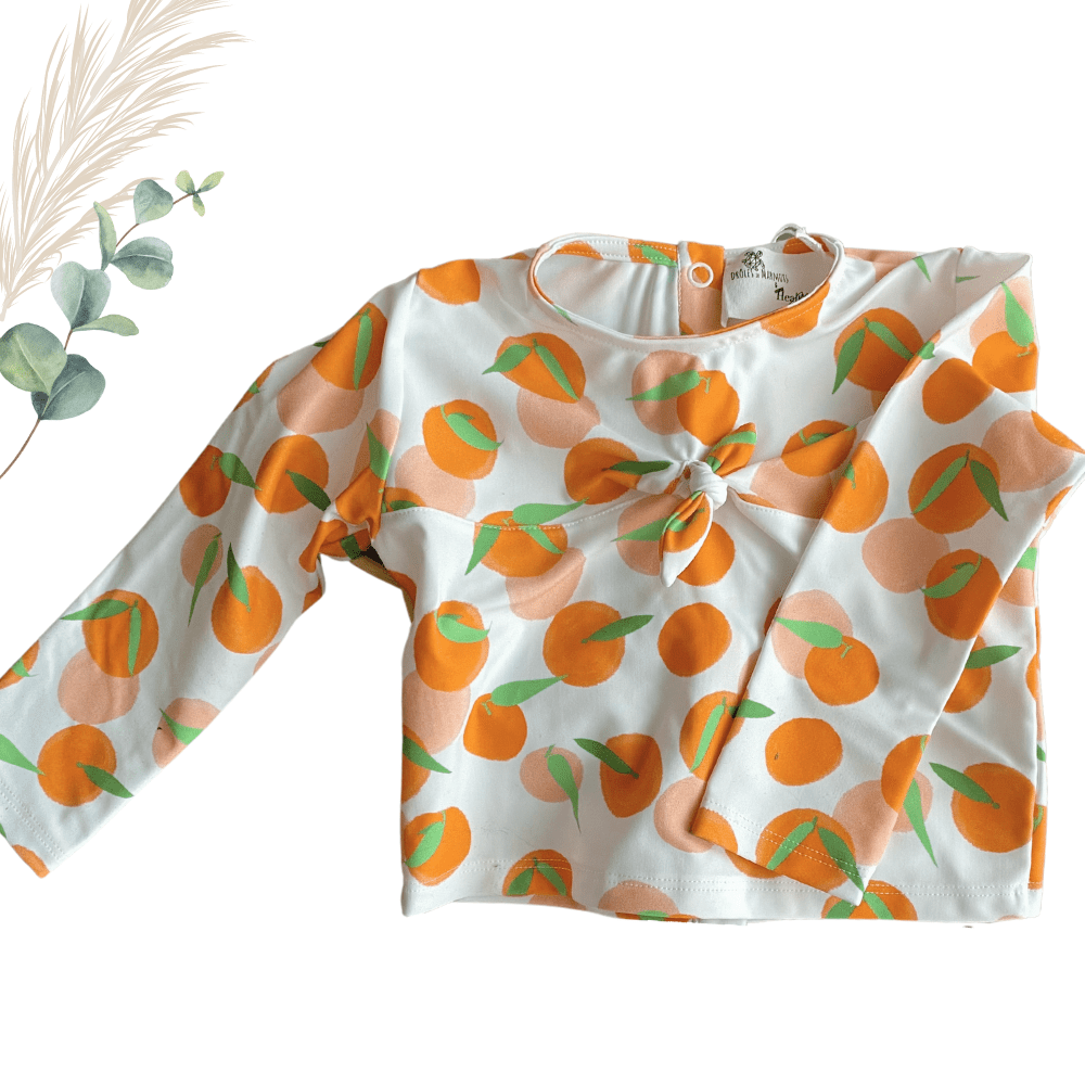 Clémentines girls' long-sleeved anti-UV top