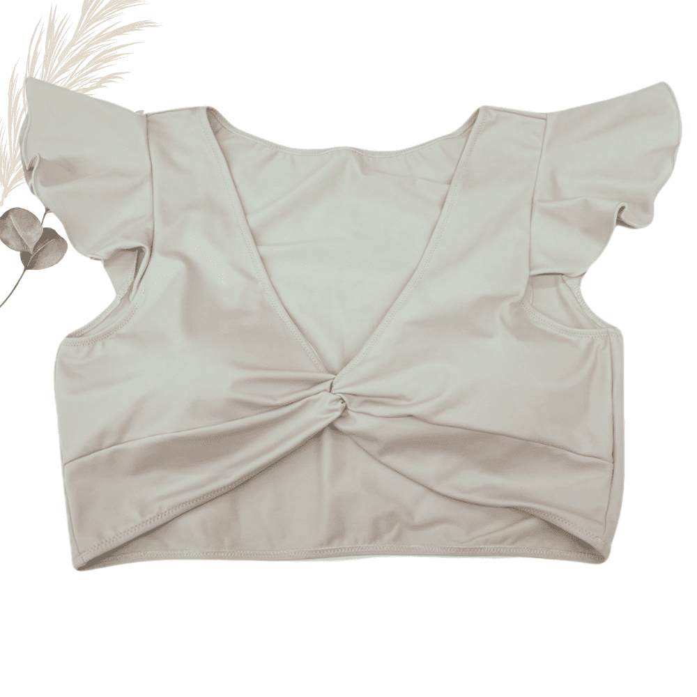 Haut de maillot de bain pour femme anti-UV Sable