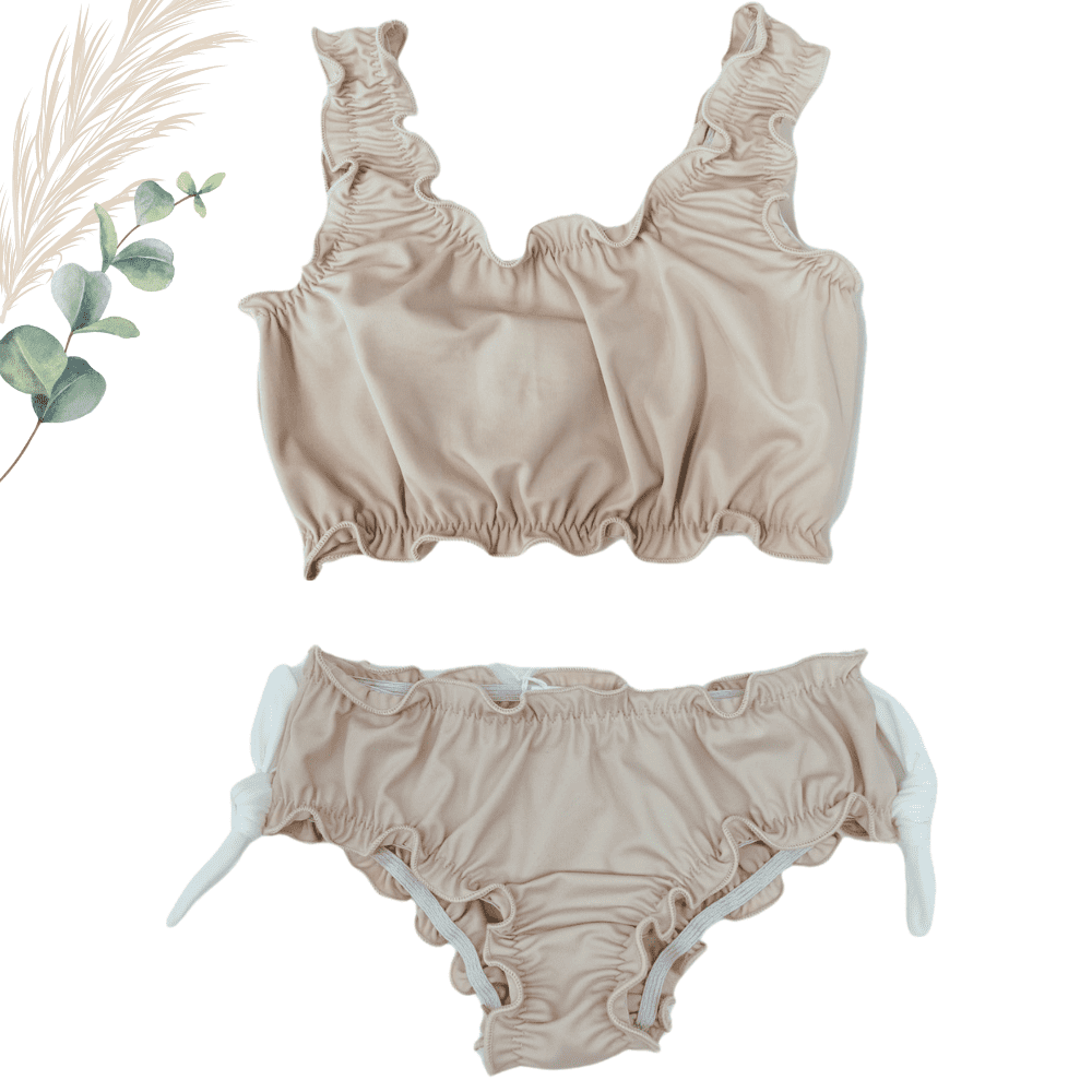 Culotte de bain beige