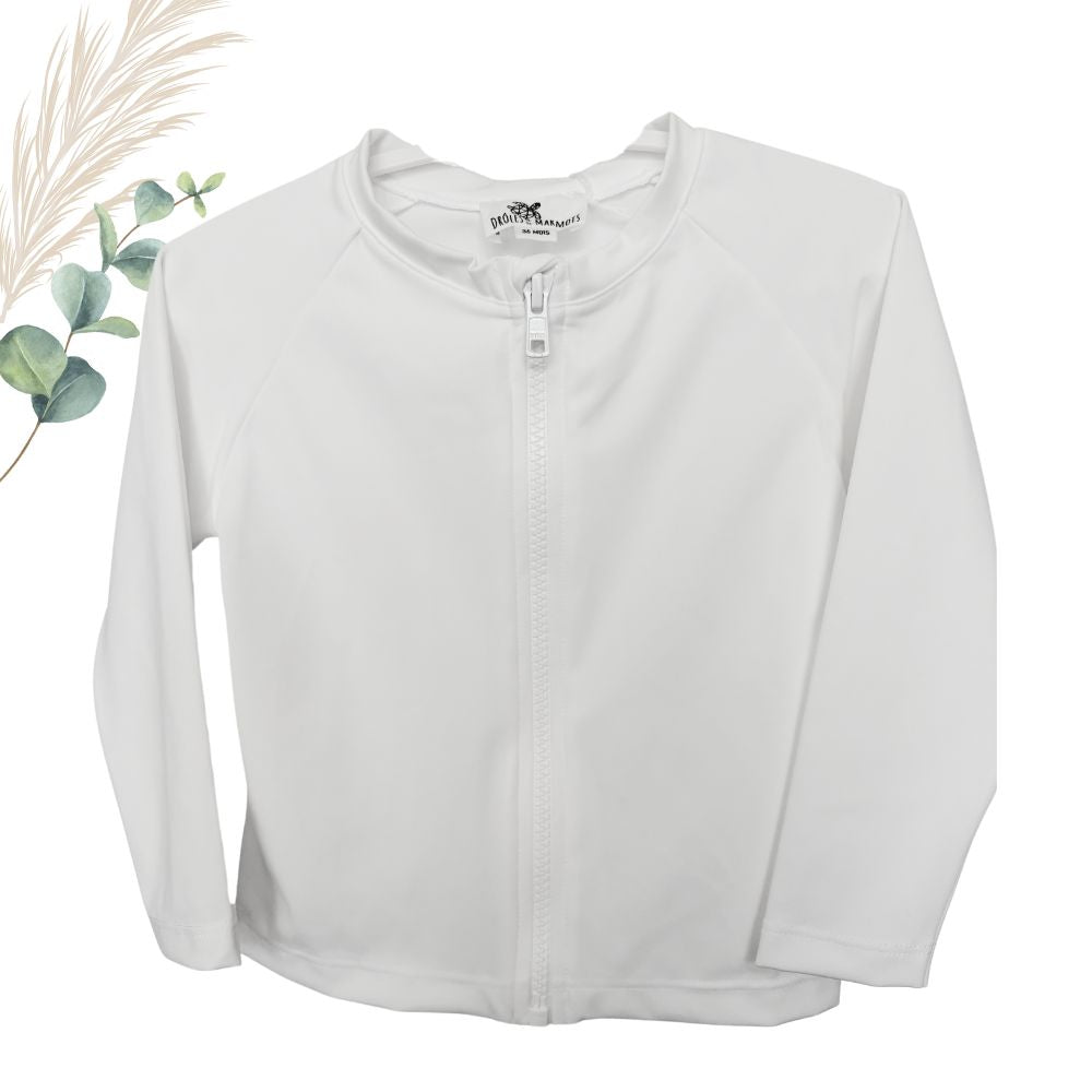 T-Shirt Anti-UV Manche Longue Blanc