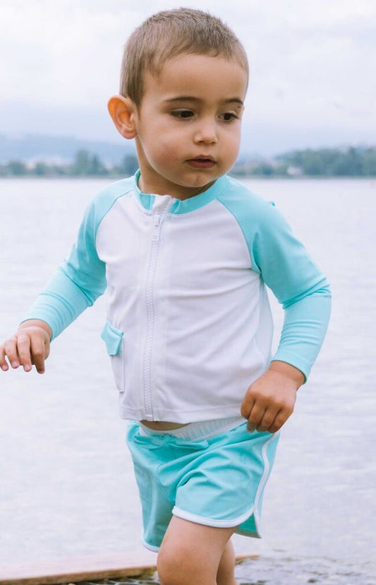 Short de bain anti-UV recyclé garçon