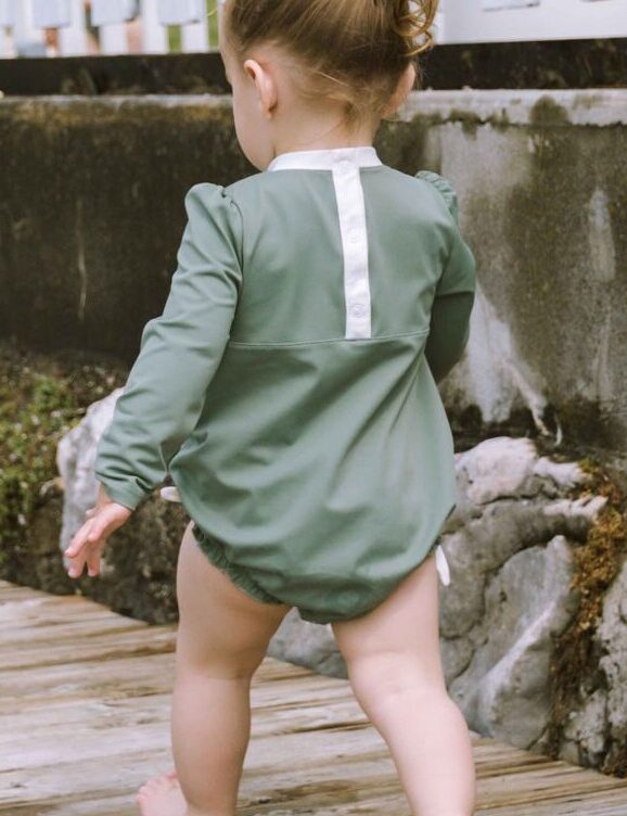 Baby anti-UV swim bodysuit