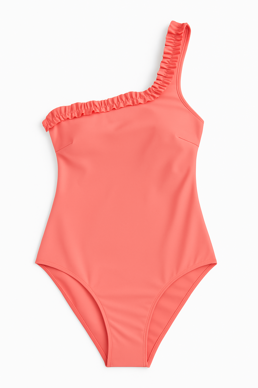 Women's one-piece asymmetrical swimsuit