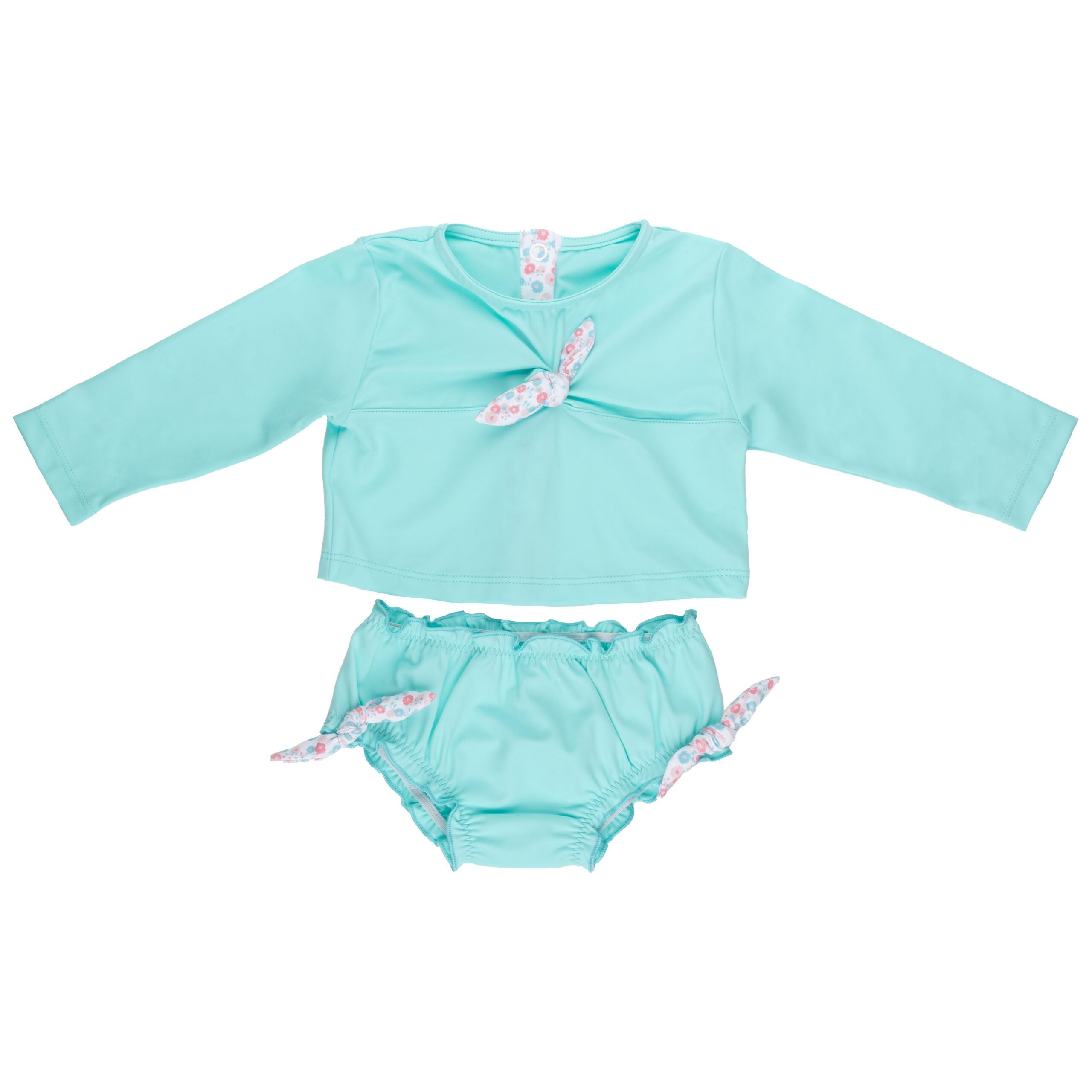 Ensemble Anti-UV Menthe Bébé avec Ouverture Facile