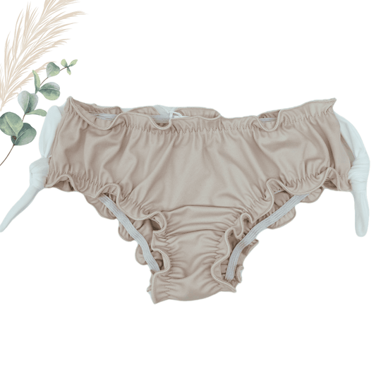 Culotte de bain beige