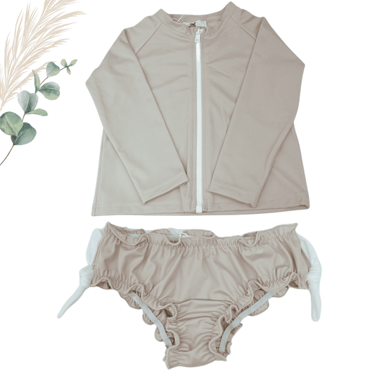 Culotte de bain beige