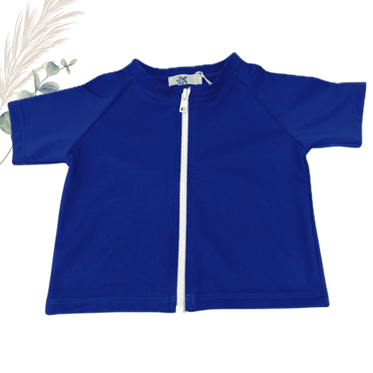 T-shirt anti-UV manches courtes bleu marine