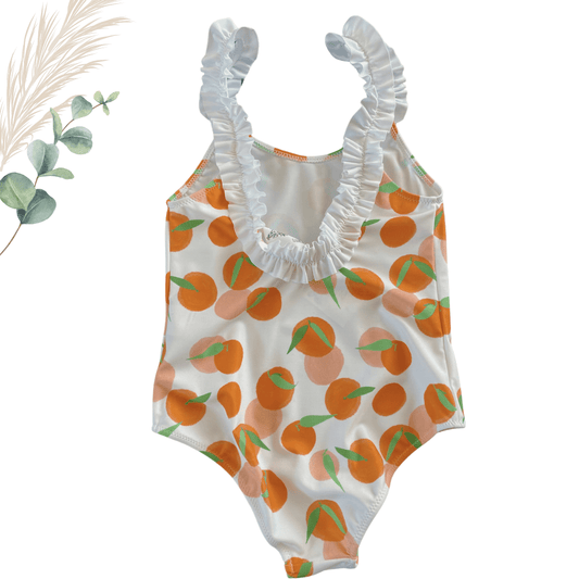 Maillot de bain fille 1 pièce clémentines