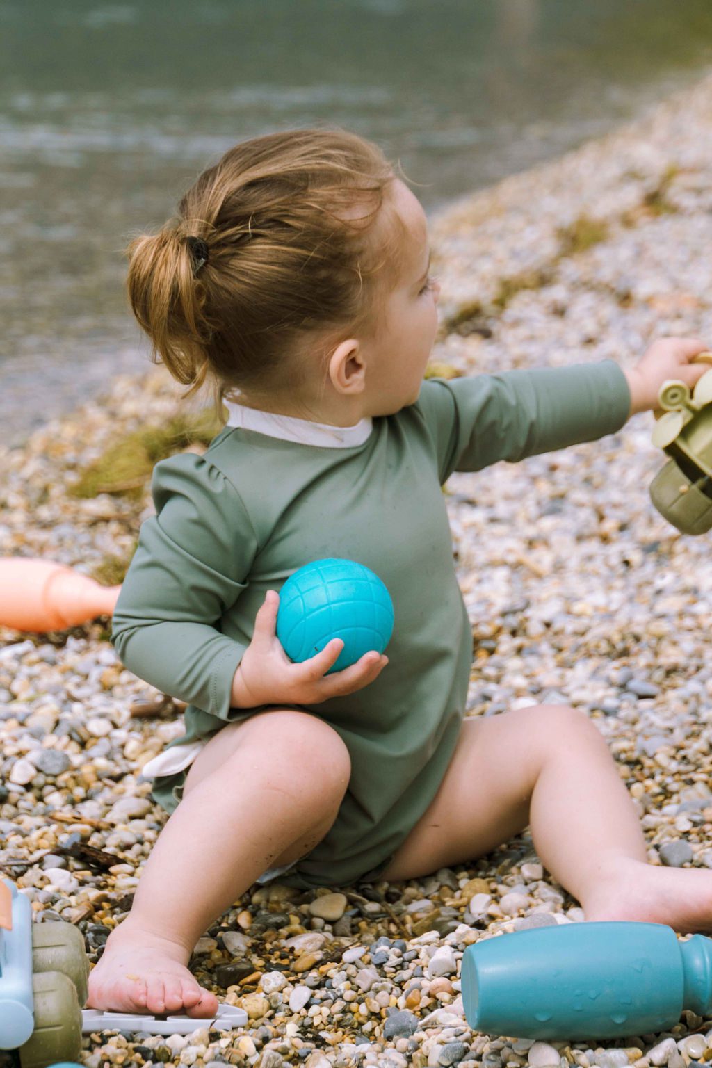 Baby anti-UV swim bodysuit