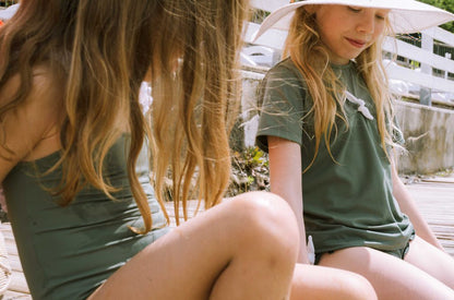 Girls' anti-UV T-shirt