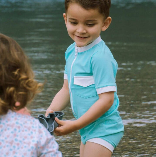 Combishort de bain anti-UV bébé
